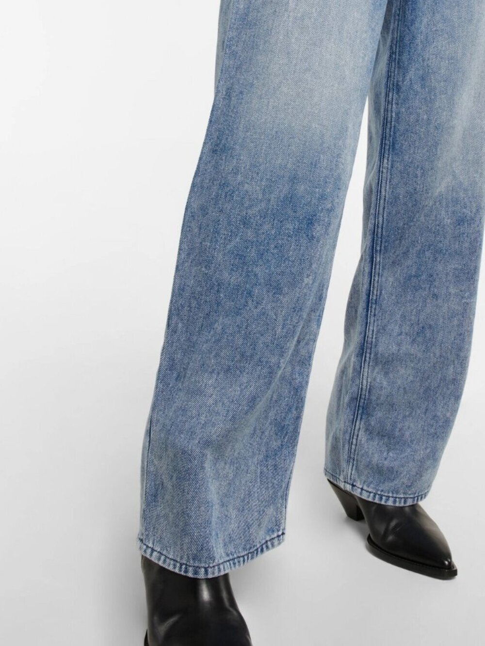 Isabel Marant Etoile High Rise Wide Leg Lyocell Jeans - Picture 2 of 8